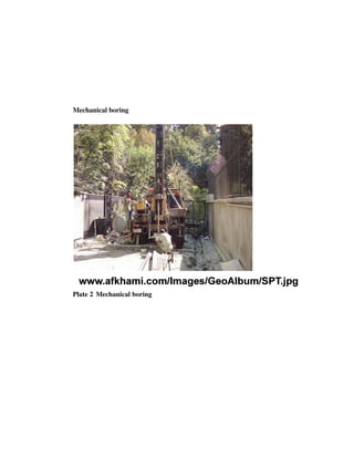 Mechanical boring
Plate 2 Mechanical boringMechanical boring
 