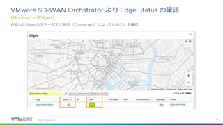 ©
より の確認
作成した のステータスが 緑色（ ）になっていることを確認
 