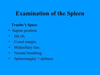 [Int. med] spleenomegaly from SIMS Lahore | PPT