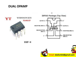 Email :dedismk4@gmail.com
DUAL OPAMP
 