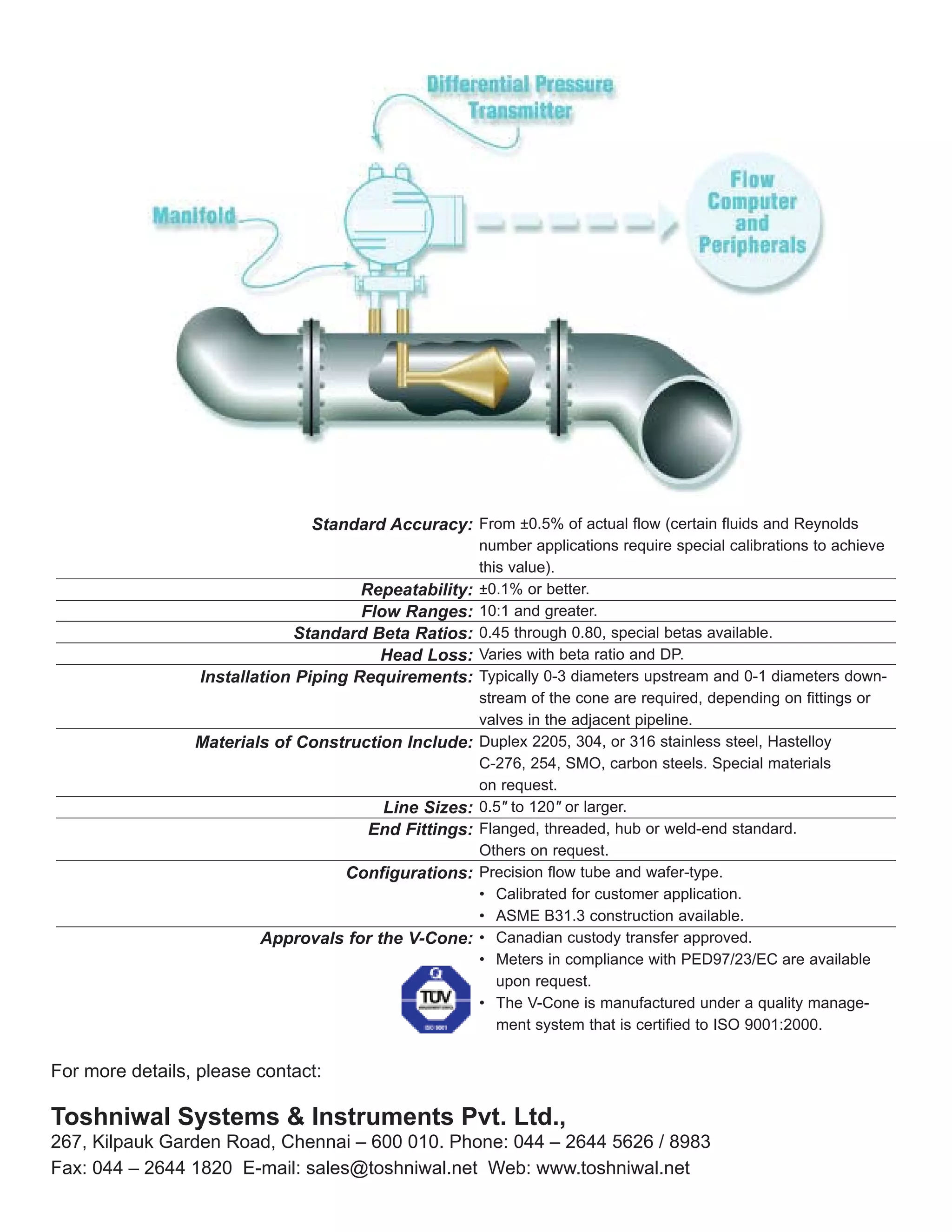 V cone flow meters PDF