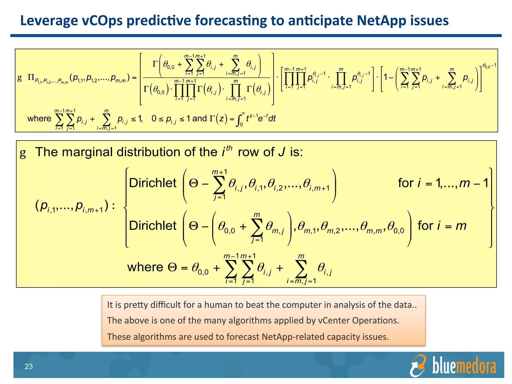 NetApp Storage | Management Pack
MP for NetApp Storage
vRealize Operations
 