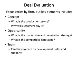 Renewable EnergyRenewables dominating “Green” VC investing and expected to grow with support of Obama administrationBillions of dollars in loans and grants available for R&D for everything from new battery technologies to more efficient use of fossil fuelsVC challenged by capital requirements for large green infrastructure dealsSource: FastCompany/Chubby Brain