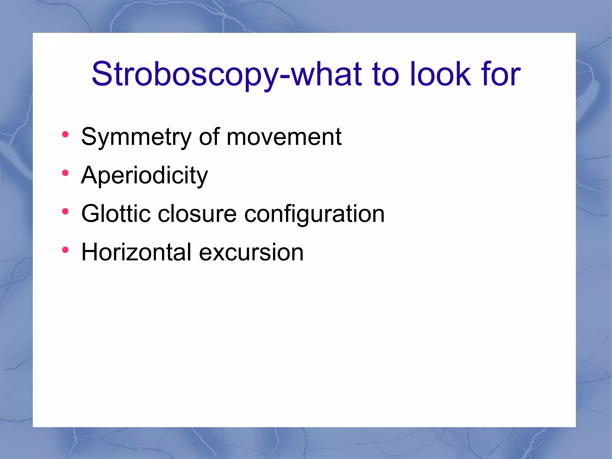Vocal cord paralysis current concepts | PPT