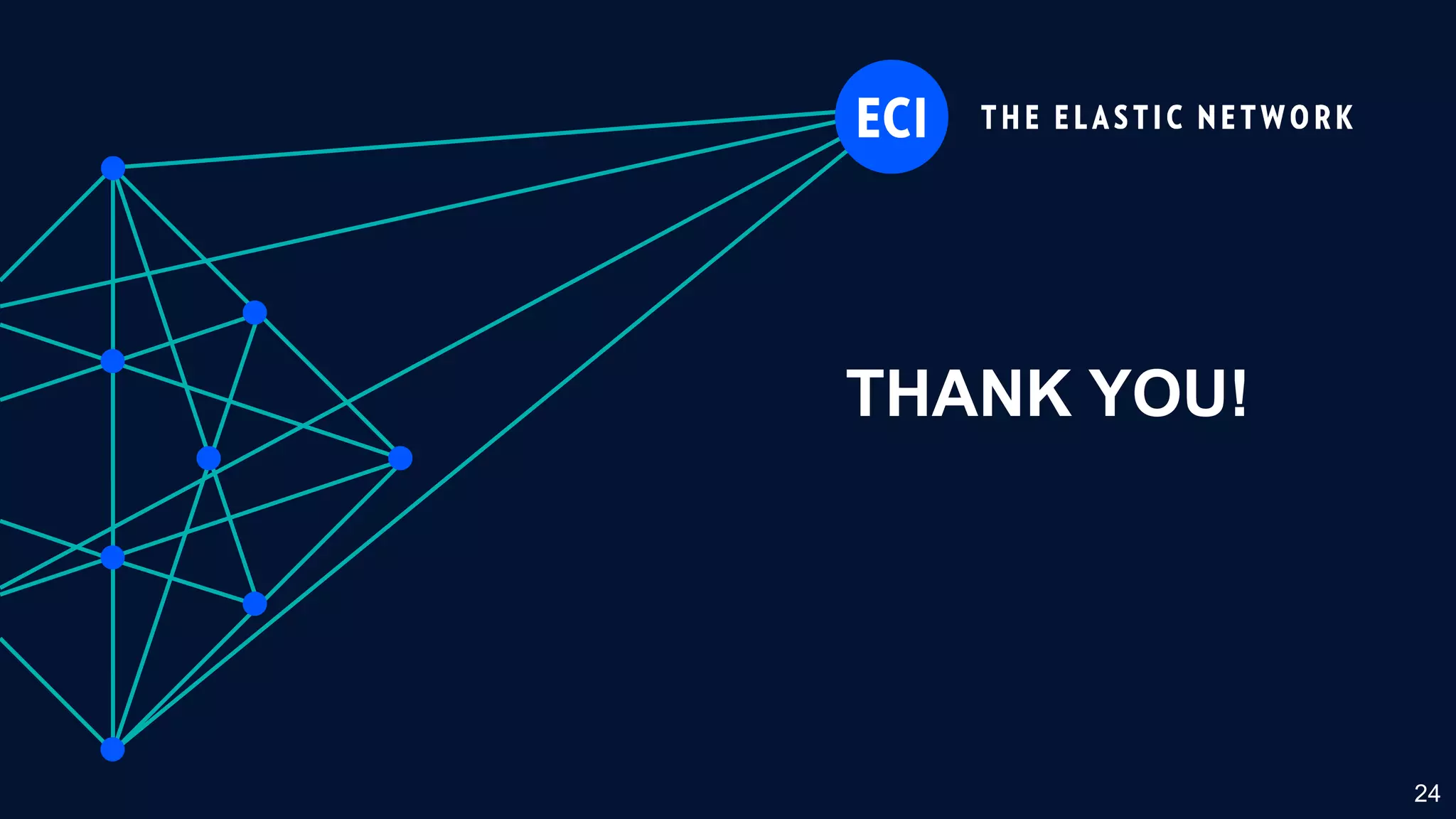 ECI Proprietary
THANK YOU!
24
 