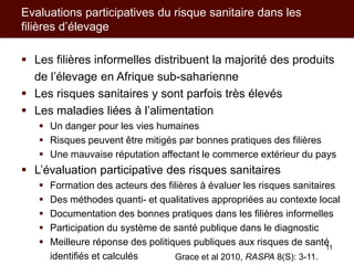 Les activités de l’ILRI en appui aux politiques de développement des filières