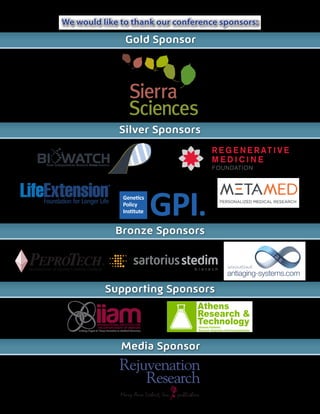 We would like to thank our conference sponsors: 
™ 
Gold Sponsor 
Silver Sponsors 
Bronze Sponsors 
Supporting Sponsors 
Media Sponsor 
