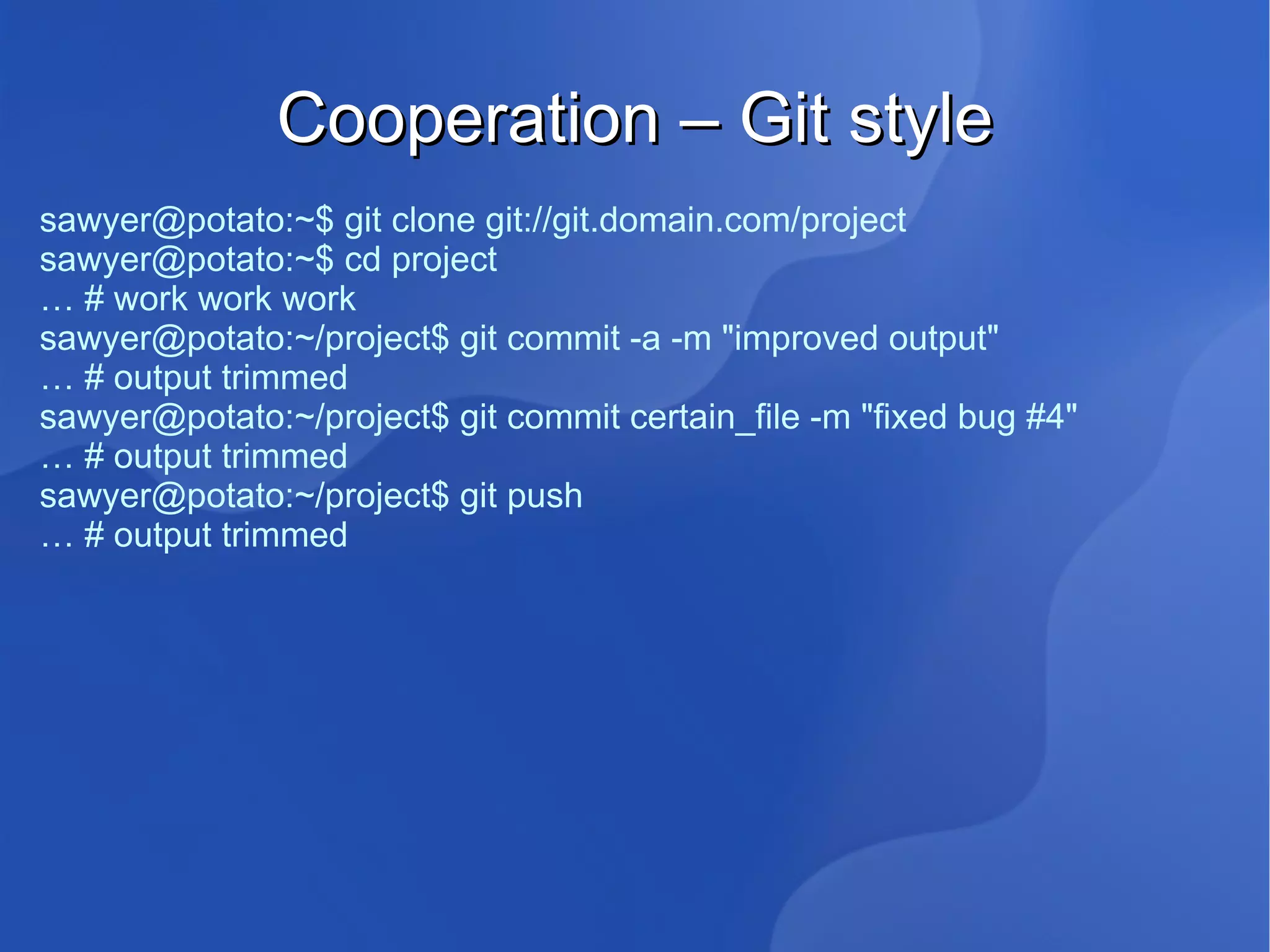 What are SCMs? Source Code Management systems – we know! 