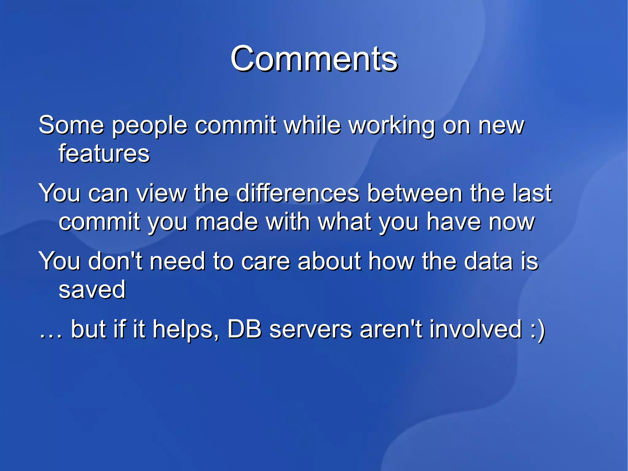 the more work you can lose 