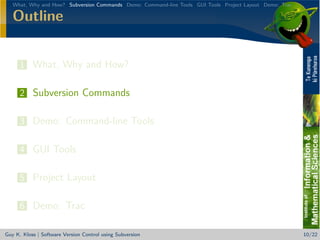 Version Control with Subversion