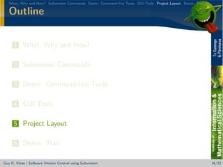 Version Control with Subversion
