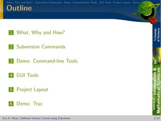 Version Control with Subversion