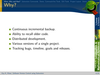 Version Control with Subversion