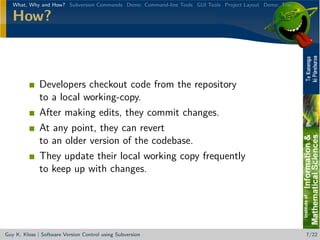 Version Control with Subversion