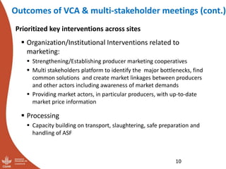 Update on the sheep and goat meat value chain transformation in Ethiopia project