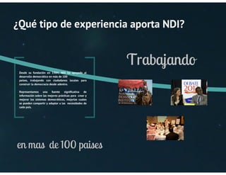 NDI y labor en el Perú