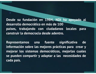 NDI y labor en el Perú