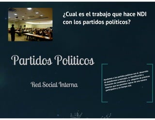 NDI y labor en el Perú