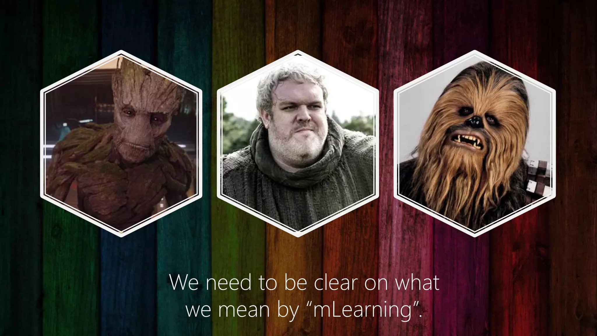 Mobile first may work
for website design,
but it doesn’t work for
instructional design
 