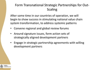 Transforming value chains at scale