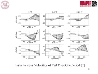 Instantaneous Velocities of Tail Over One Period (T)
51
 
