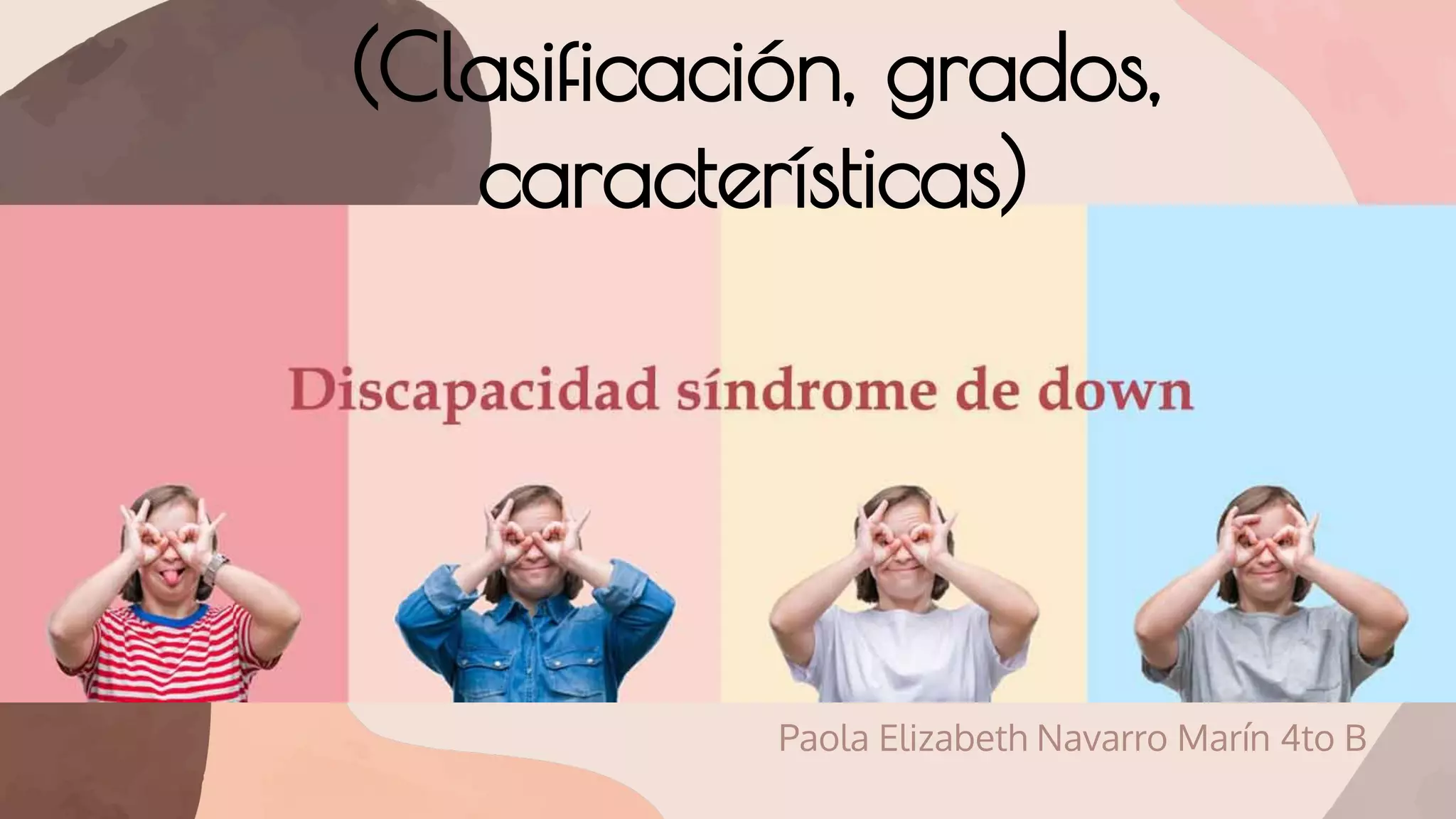 Clasificacion grados caracteristicas_sindrome_de_down | PDF