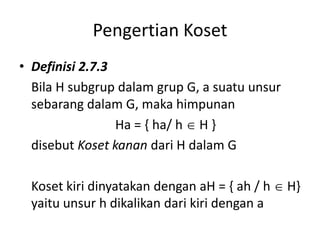 Koset Suatu Grup | PPT