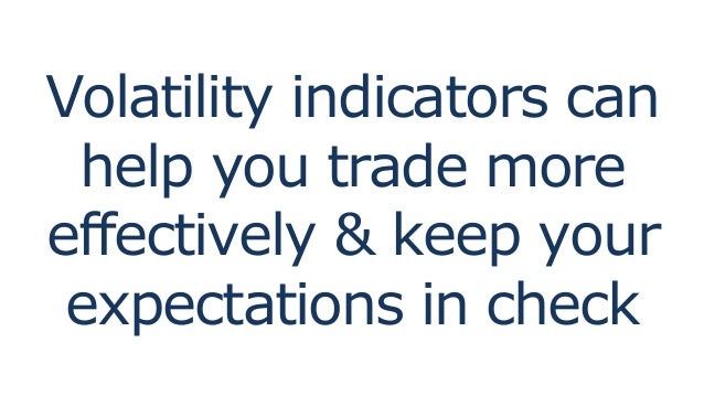 Trading with volatility indicators part 1