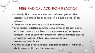 Addition Reaction Carbon Carbon Multiple Bonds