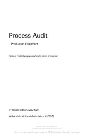 Vda Rpp VDA 6.7-2020_V3_English Process Audit – Production Equipment(过程审核).pdf