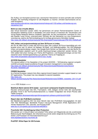 VDC Newsletter 2011-04