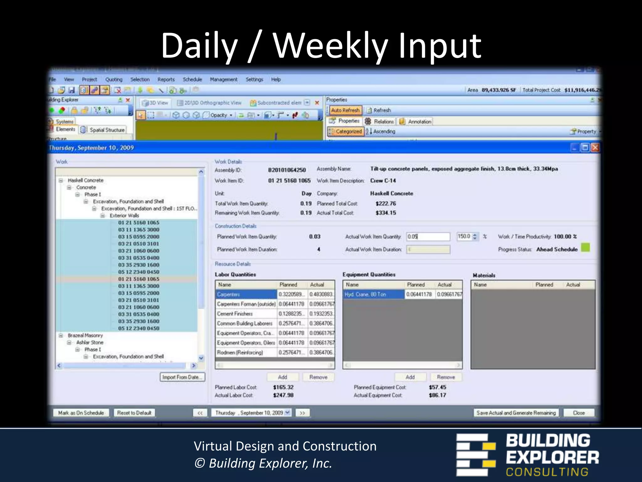 3D Model Quantity Takeoff