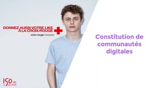 Constitution de
communautés
digitales
 