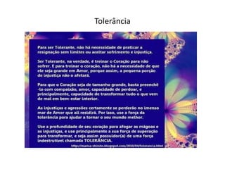 Tolerância
 