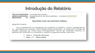 Introdução do Relatório
 