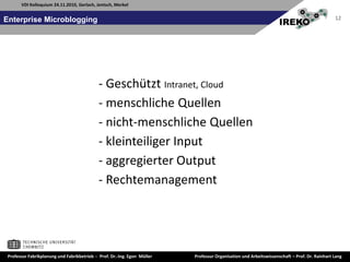 Enterprise Microblogging Geschützt Intranet, Cloud