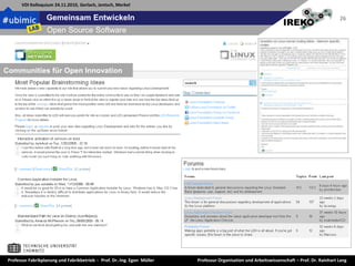 Gemeinsam EntwickelnClosedInnovationOpen InnovationUnternehmen entwickeln und kommerzialisieren ausschließlich Ideen, die unternehmensinternen Bereichen, insbesondere der Forschung und Entwicklung, entstammen.Unternehmen kommerzialisieren neben unternehmensintern entwickelten Innovationen auch fremde Innovationen und gehen Innovationskooperationen mit Start-ups und unabhängigen Forschungseinrichtungen ein.Geeignet für Geschäftsfelder,die das Kerngeschäft ergänzen,
