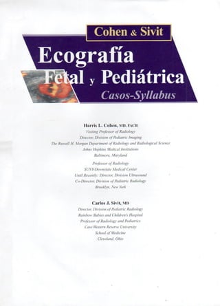Cohen&Sivit  Ecografia fetal y pediatrica