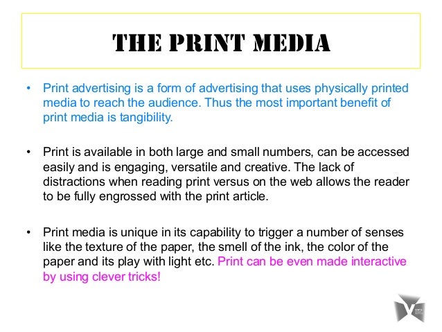 creative strategy and print media print article