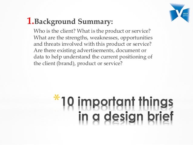 The Design Brief