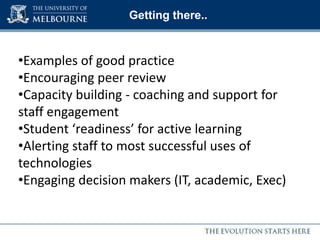 Quantitative/qualitative trend data