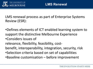  Turnitin, Lectopia, Respondus, Learning Objects blogs and wikis