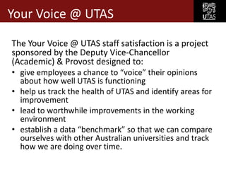 Utas Elearning University of Tasmania virtual learning environment – Strategy and ...