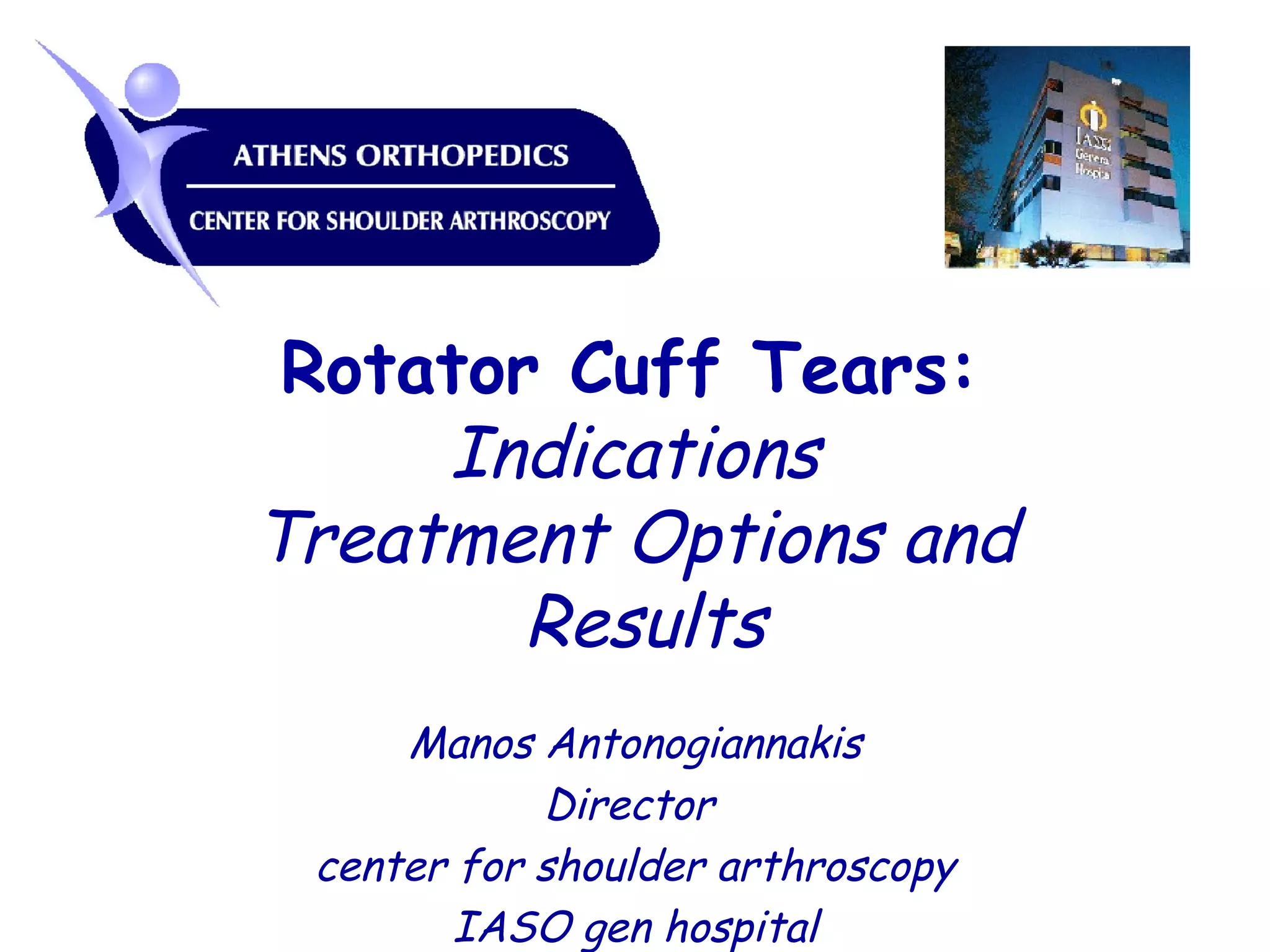 Rotator cuff 2008 final | PPT