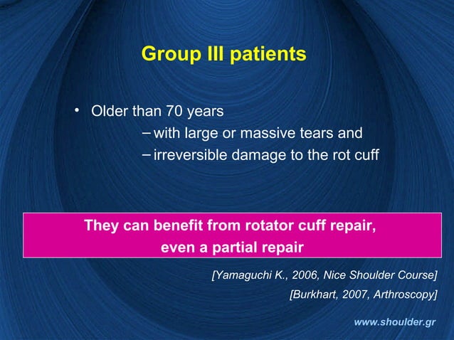 Rotator cuff 2008 final | PPT