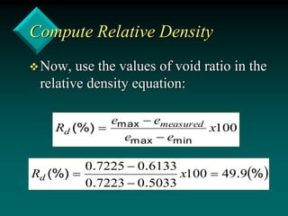 relatif density | PPT