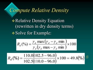 relatif density | PPT