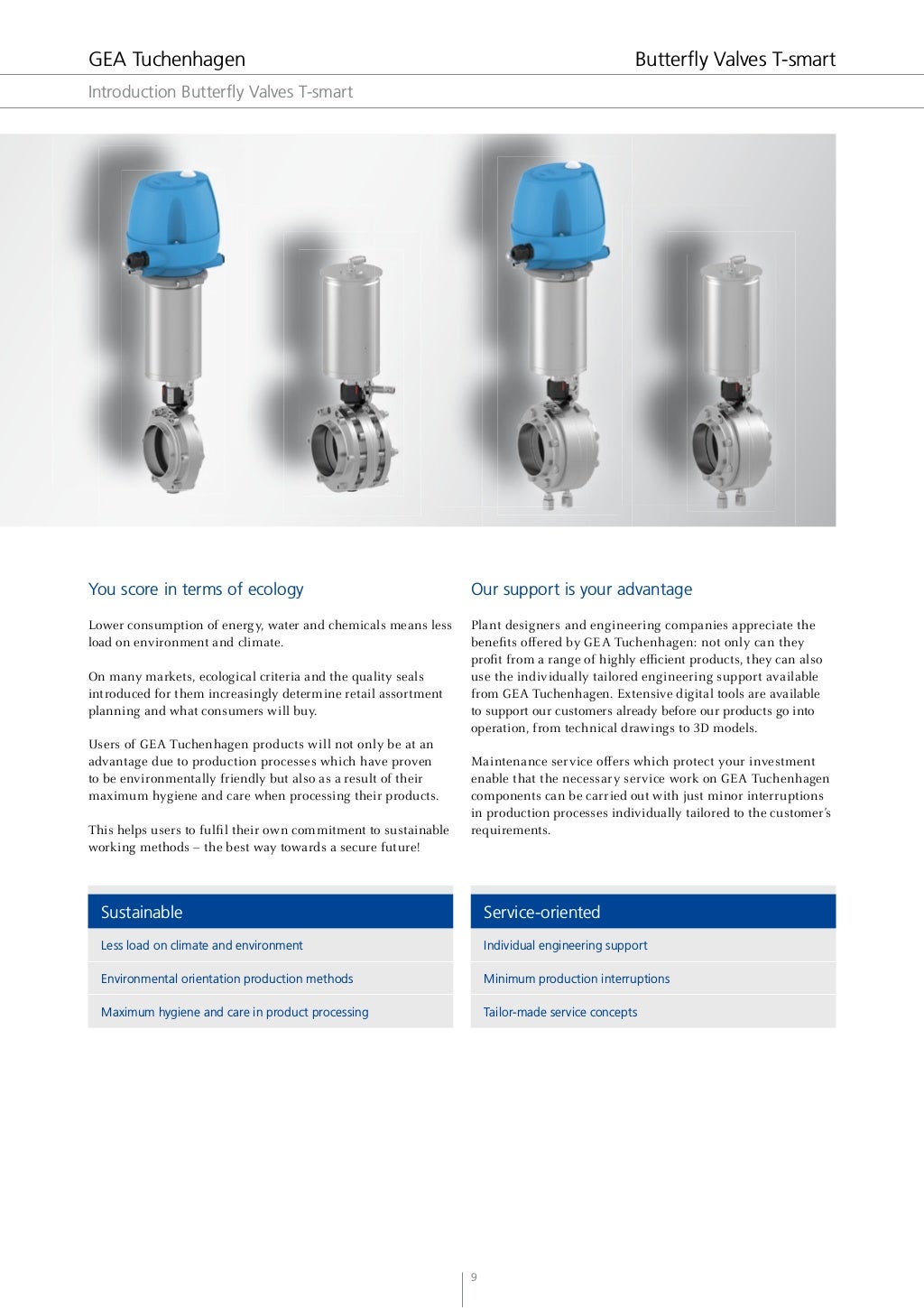 GEA Tuchenhagen Butterfly Valves Tsmart (Catalog 2014)