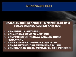 pengurusan buli | PPTX