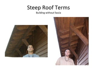 Steep Roof Terms Building without fascia 